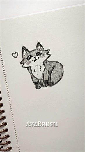 How to draw a cute fox easy Tutorial✏️ #drawing #sketch #howtodraw #art #shortsfeed #fypシ゚ #fyppppp