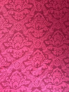 Red Damask Upholstery Fabric: Printed Drapery Material, Sold by the Yard - Etsy