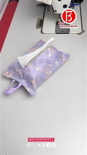 purple fabric tissue ag sewing tutorial