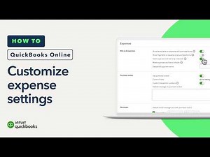How to set up your expense settings in QuickBooks Online