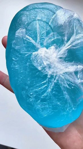 34K views · 76 reactions | 便 Immersive blue coconut oil stress ball making. #squishy #handmade #asmr #stressrelief #coconutoil #antistress | Bibisquishy | Facebook