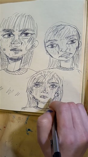 Face Drawing Inspiration 👁️👃👄