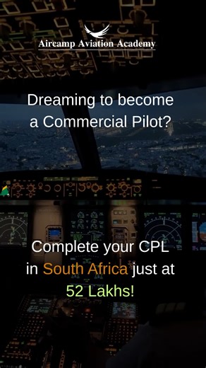 Aircamp Aviation Academy on Instagram: "Here are a few caption options for your Commercial Pilot License (CPL) program in South Africa, designed to capture attention and provide key details. Option 1: Dream-Focused & Value-Driven Caption: Your dream of becoming a Commercial Pilot is closer than you think! 👨‍✈️🌍 Take to the skies with Aircamp Aviation Academy’s CPL program in South Africa. Get world-class training and reach your 200 flying hours (including Multi-engine and IR) for just 52 Lakhs
