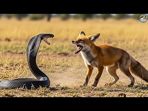 Explosive Encounter: King Cobra vs Wild Fox | Animal Fights