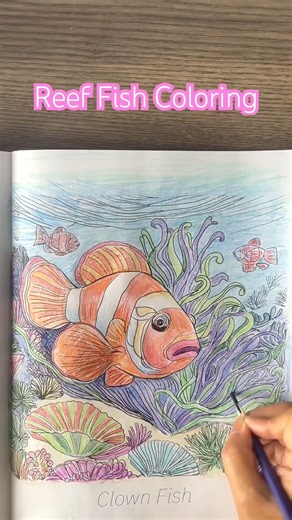 Relaxing Reef Fish Coloring