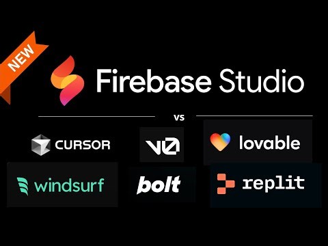 NEW Firebase Studio vs Replit, Windsurf, Cursor, v0, Bolt, Lovable