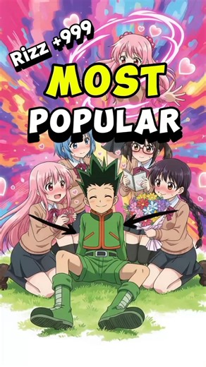 Gon is so famous between Girls 😎🥶🥶#animeshorts#hunterxhunter #ytshorts