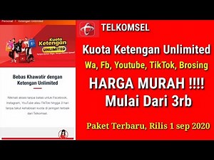 Kuota Ketengan Unlimited, Paket terbaru Telkomsel Rilis 1 September 2020
