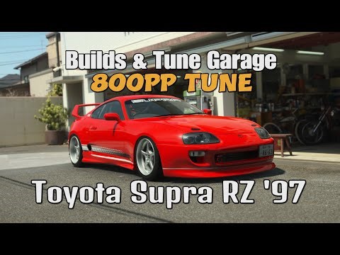 GT7 Build & Tune Garage | Toyota Supra RZ '97 | 800PP Build & Tune (Update 1.63)