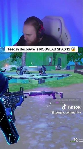 Découverte du SPAS 12 dans Fortnite par Teeqzy