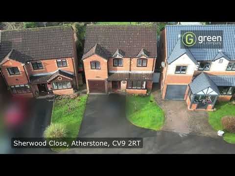 Sherwood Close, Atherstone, CV9 2RT. Estate Agent. Drone.