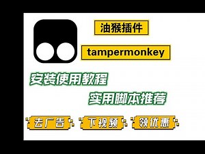 保姆式油猴插件安装和使用教程，以及无如何也不能错过的4款油猴脚本分享。
