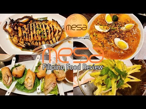 MESA RESTAURANT REVIEW MODERN FILIPINO FOOD