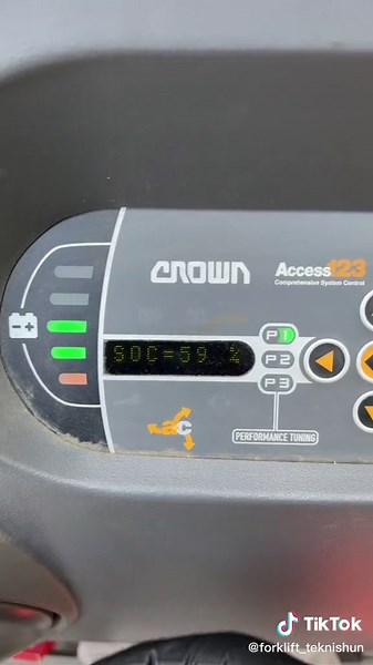 Crown Lift Trucks Event Code Tip: Battery State of Charge