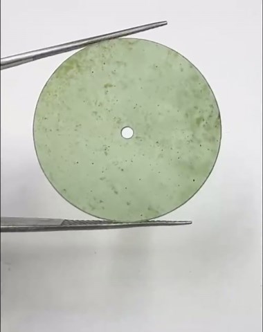 Green Aventurine Gemstone Watch Face: 33mm Round Flat Disk Watch Dial, Watch Making Craft - Etsy