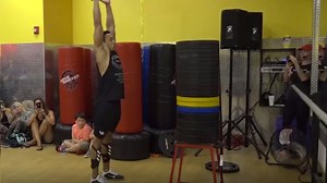 Man sets Guinness Book World Record for highest standing jump