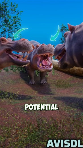 Avis DL on Instagram: "Why Hippos Spin Their Tails While Pooping 😱💩#hippo #natureiswild #avisdl"