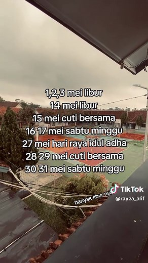 Daftar Libur dan Cuti Bersama Mei 2024: Tanggal Lengkap
