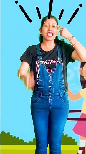 Kids Body Parts Song | Head Shoulder Mouth Action Rhyme