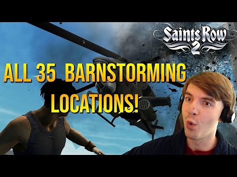 All 35 Barnstorming Locations! Saints Row 2: Rise to the Top! Barnstorming Location Guide