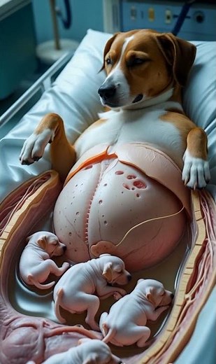 Dog Uterus Anatomy Explained | How Puppies Grow Inside.