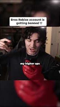 Bros Roblox account is getting banned 💀 #austyn #autsyn