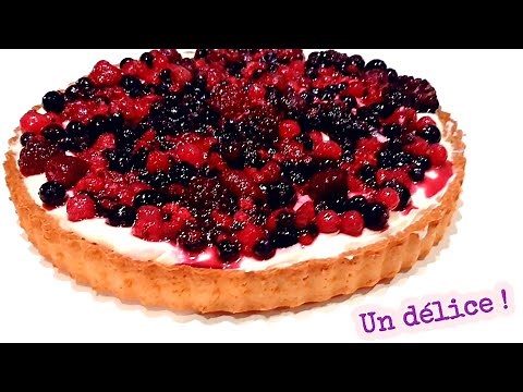 Une délicieuse tarte aux fruits rouges😍||The BEST Fruit Tart Recipe