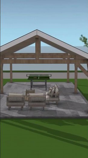 16x32 Large Pavilion Plans #gazebo #diy #pavilion #pergola