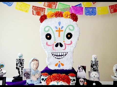 How to Make a Sugar Skull Pinata