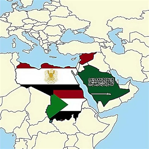 Arabic Countries Now VS Then #geographythroughmaps #history #geography #countrymap #map