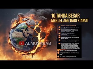 10 Tanda Besar Menjelang Hari Kiamat‼️ Lengkap Dengan Dalil dari Al-Qur'an