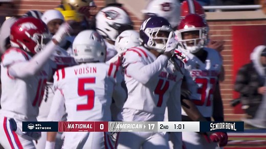 Fred Davis II intercepts Sawyer Robinson off the ricochet