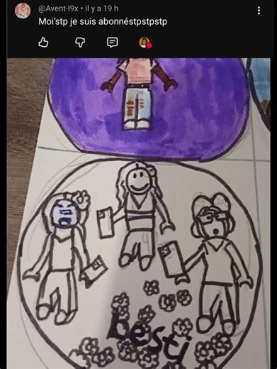 trop belle ta photo de profil #roblox #dessin