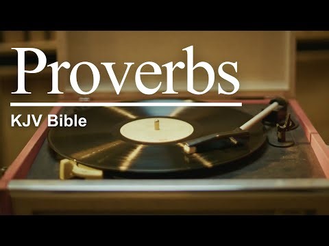 Proverbs (KJV) Bible Study Reading — Peaceful Vintage Vinyl Ambience