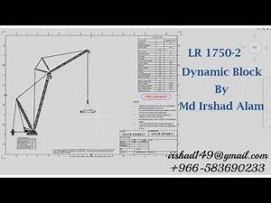 LIEBHERR LR1750-2 Dynamic Cad Block