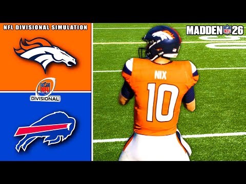 Broncos vs Bills Divisional Simulation Simulation (Madden 26)