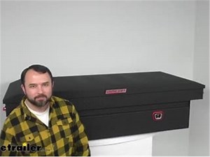 Review of Weather Guard Truck Tool Box - Black Aluminum Crossover Style Truck Tool Box - WG86ZV