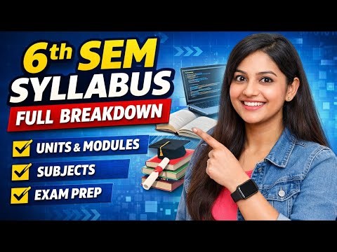 6th Semester Diploma Computer Engineering | Full Syllabus Overview | What We Will Study