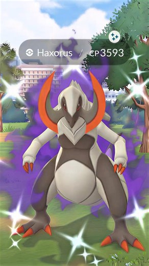 Finally Got Shiny Shadow Haxorus in Pokemon GO!