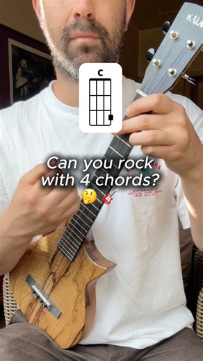 Boris Mogilevski on Instagram: "Only 4 Chords… But Sounds INSANE! 🔥 Played on this gorgeous Revelator Ukulele by @kalabrandmusic 🎸#ukulele #tutorials #ukuleletutorial #ukulelemusic"