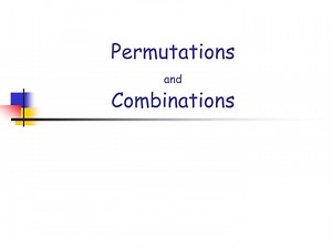 PPT - Permutations and Combinations PowerPoint Presentation, free download - ID:1969693