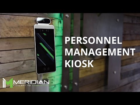 Temperature Screening Kiosk | Meridian Kiosks | Personnel Management Kiosk