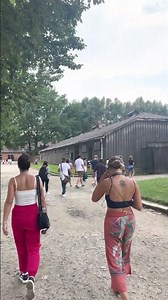 Auschwitz concentration camp & Holocaust Museum (walking past block houses) - Poland