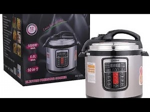 How to use an Electric Pressure Cooker|| Dessini Electric Pressure Cooker