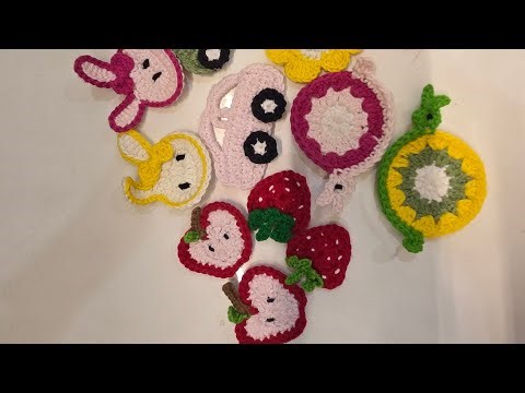 Crochet patch ,flowers design Live tutorial #live #crochet #tutorials