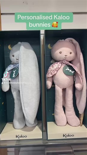 Personalised bunny’s are everyone’s favourite 😍#fromthestorkbespoke #personalisedbabygifts #babyboutique