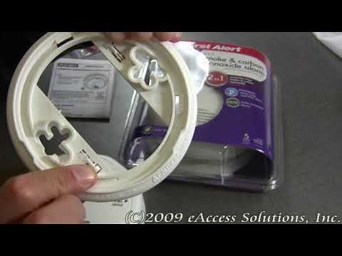 First Alert's 2 in 1 Smoke and Carbon Monoxide Alarm explanation and un-boxing video