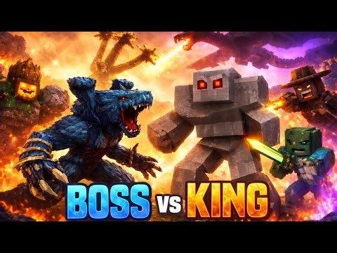 Random Bosses vs King Mobs – Ultimate Battle 💥