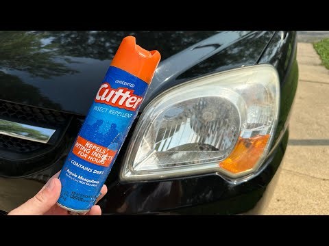 Using Bug Spray to clean Headlights | Will it work? | Warning at the end…. I DO NOT RECOMMEND