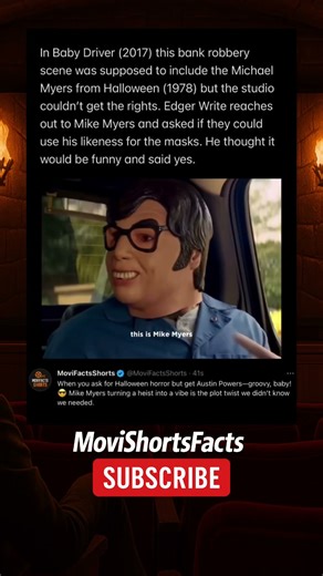 Wrong Myers, right laughs Baby Driver pulled off the funniest mask mix-up in movie history.